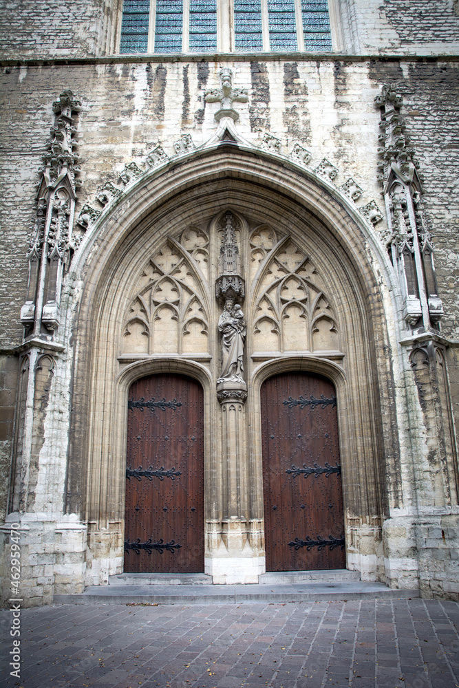 double doorway to a church in Germany