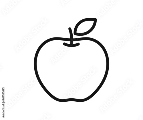 Apple outline icon.