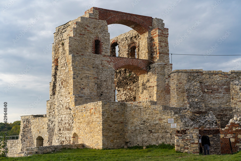 Ruins of old Tenczyn castle in Rudna, Lesser Poland