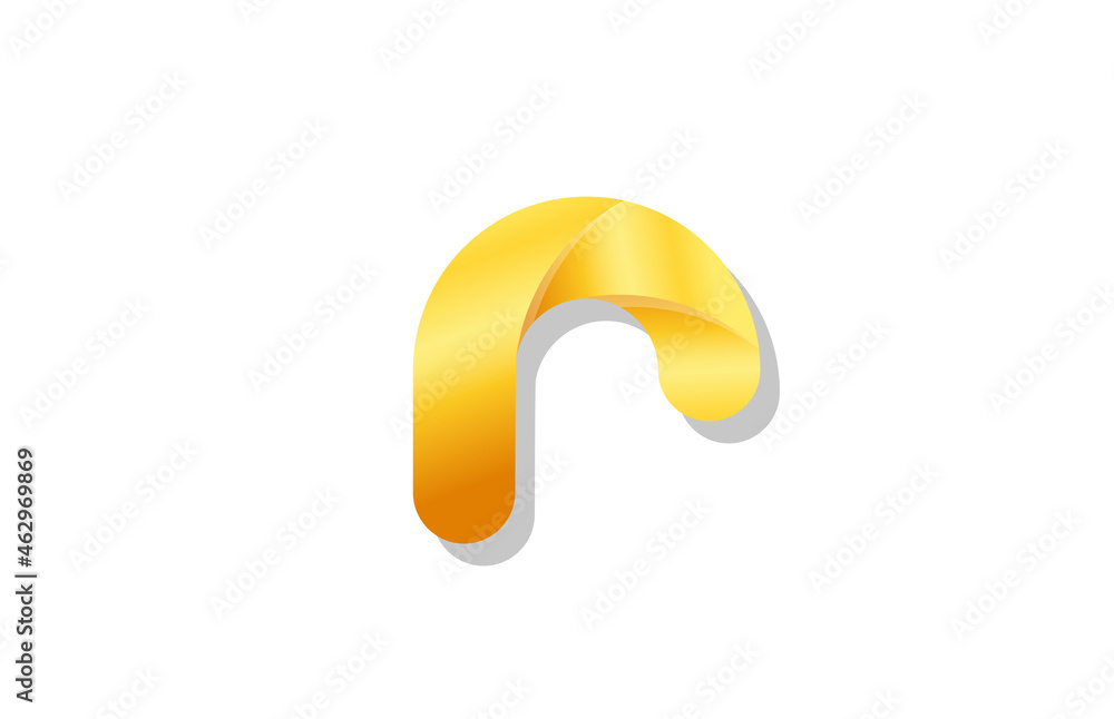 gold golden gradient logo r alphabet letter design icon for company gold golden gradient logo r alphabet letter design icon for company