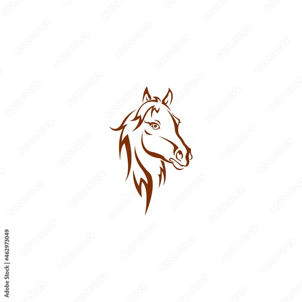 Horse head logo
