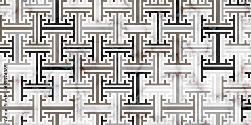 Japanese patterns traditional background with geometric shape and marble texture Japanese patterns traditional background with geometric shape and marble texture