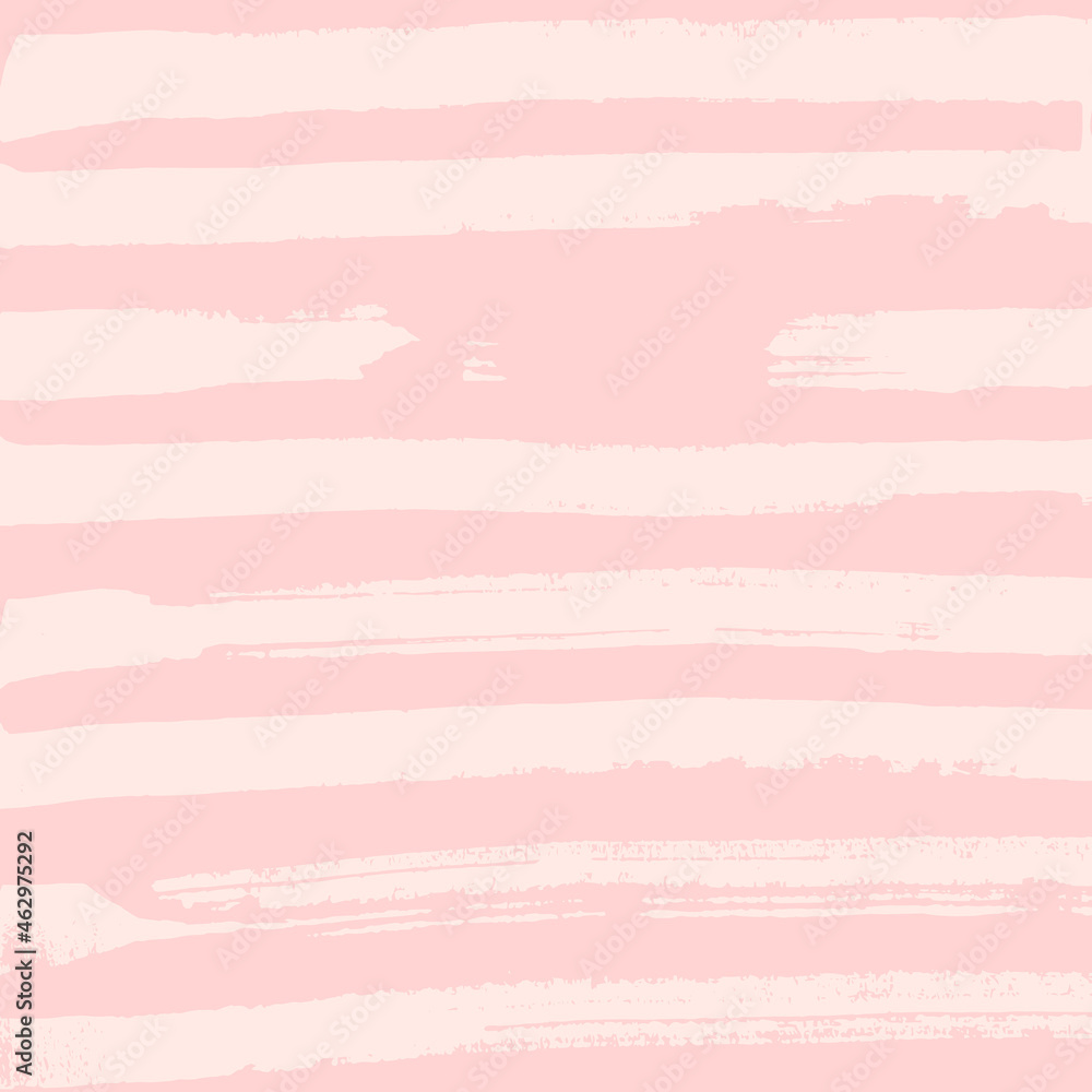 Vector background of beige stripes on a pink background. Brush drawing. Image for fabric, wrapping paper, wallpaper. Minimalism, hand drawing.