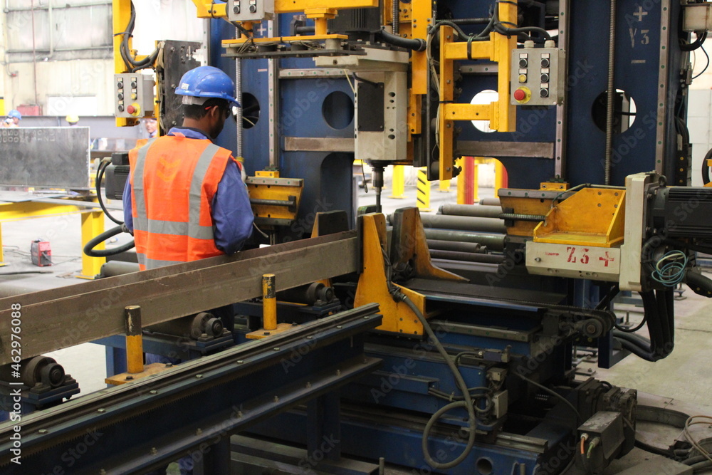 Sheet metal bending in factory Sheet metal bending in factory