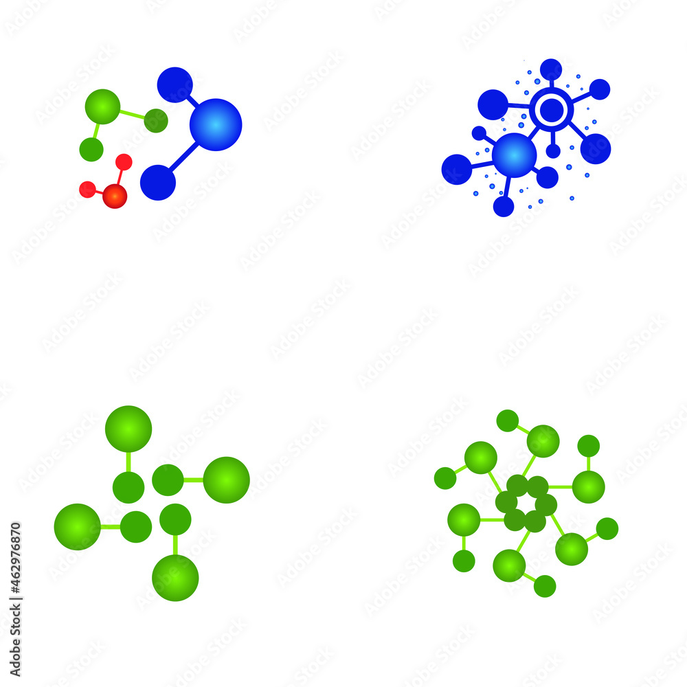 Community, network and social icon design template Community, network and social icon design template