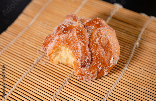 Pan de Muerte with a bite 