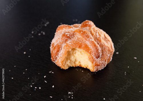 Pan de Muerte with a bite 