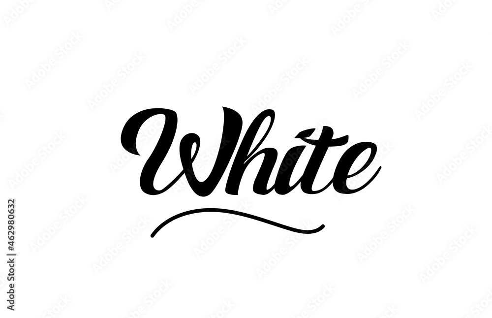 White hand written text word for design. Can be used for a logo White hand written text word for design. Can be used for a logo