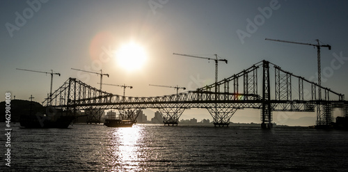 bridge at sunset