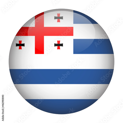 Adjara 3D Rounded Country Flag button Icon