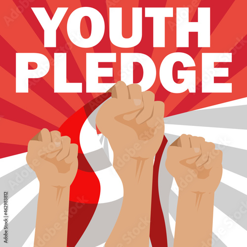 indonesian youth pledge day or sumpah pemuda day in indonesian language
