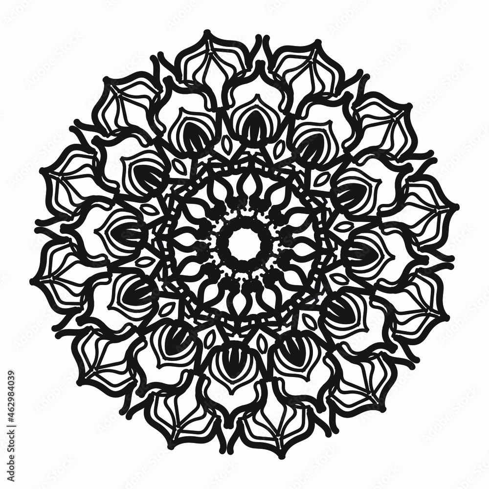 Vector round abstract circle. Mandala style. Vector round abstract circle. Mandala style.