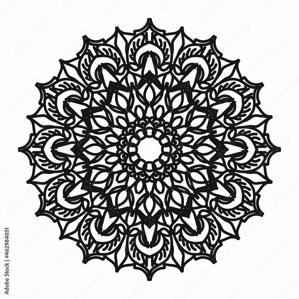 Vector round abstract circle. Mandala style. Vector round abstract circle. Mandala style.