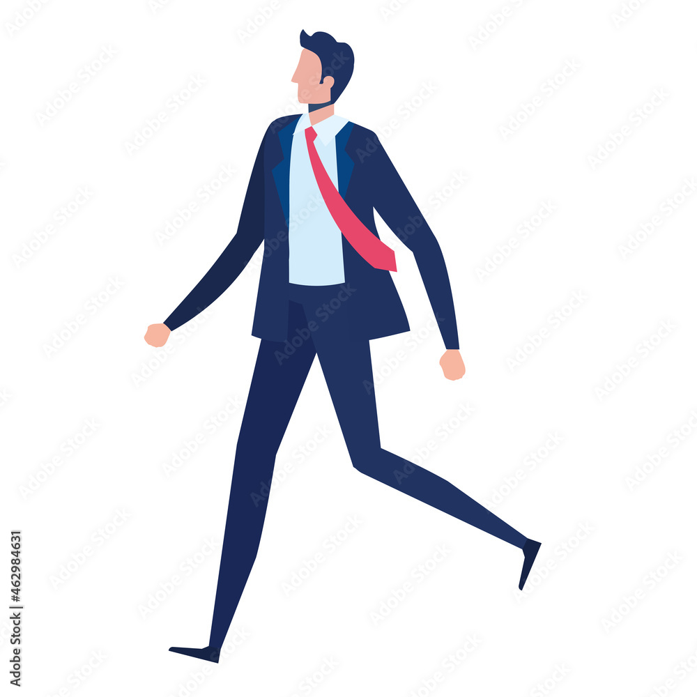 elegant businessman walking elegant businessman walking