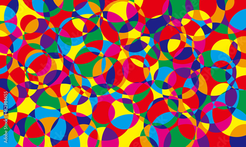 曲線のにぎやかな素材