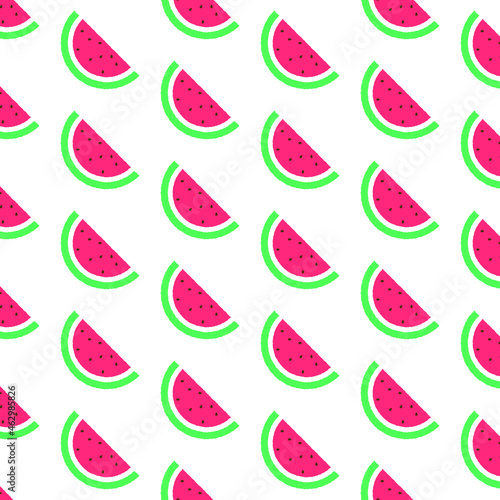 seamless pattern with water melon