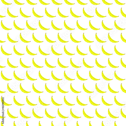seamless pattern with yellow banana
