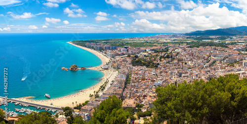 Panoramic view of Blanes