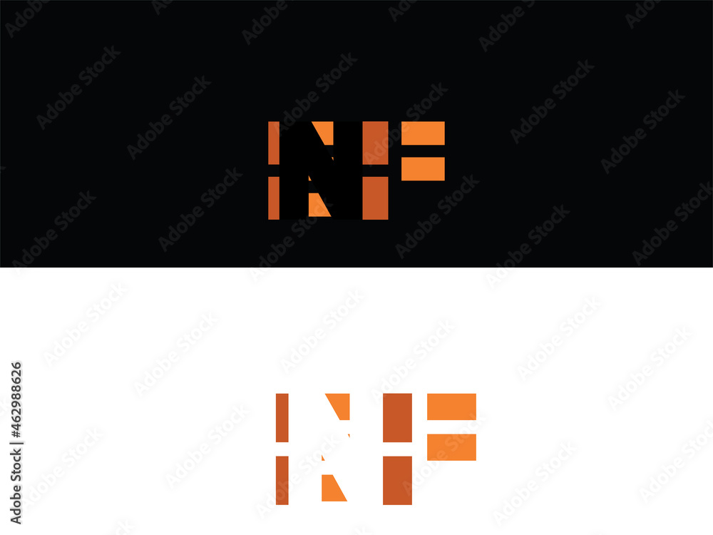 letter N and F Logo letter N and F Logo