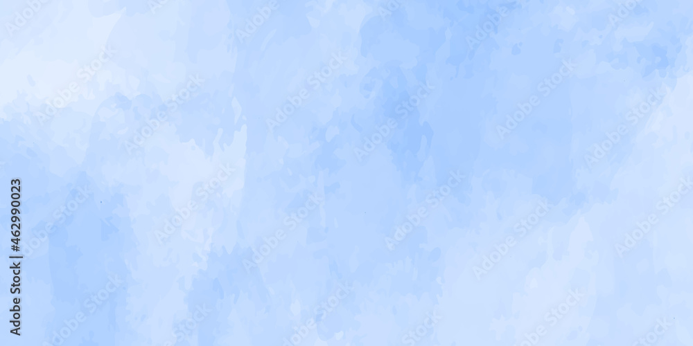 light blue watercolor plain monotonous background with light spots of paint. universal background for any purpose and decor. 