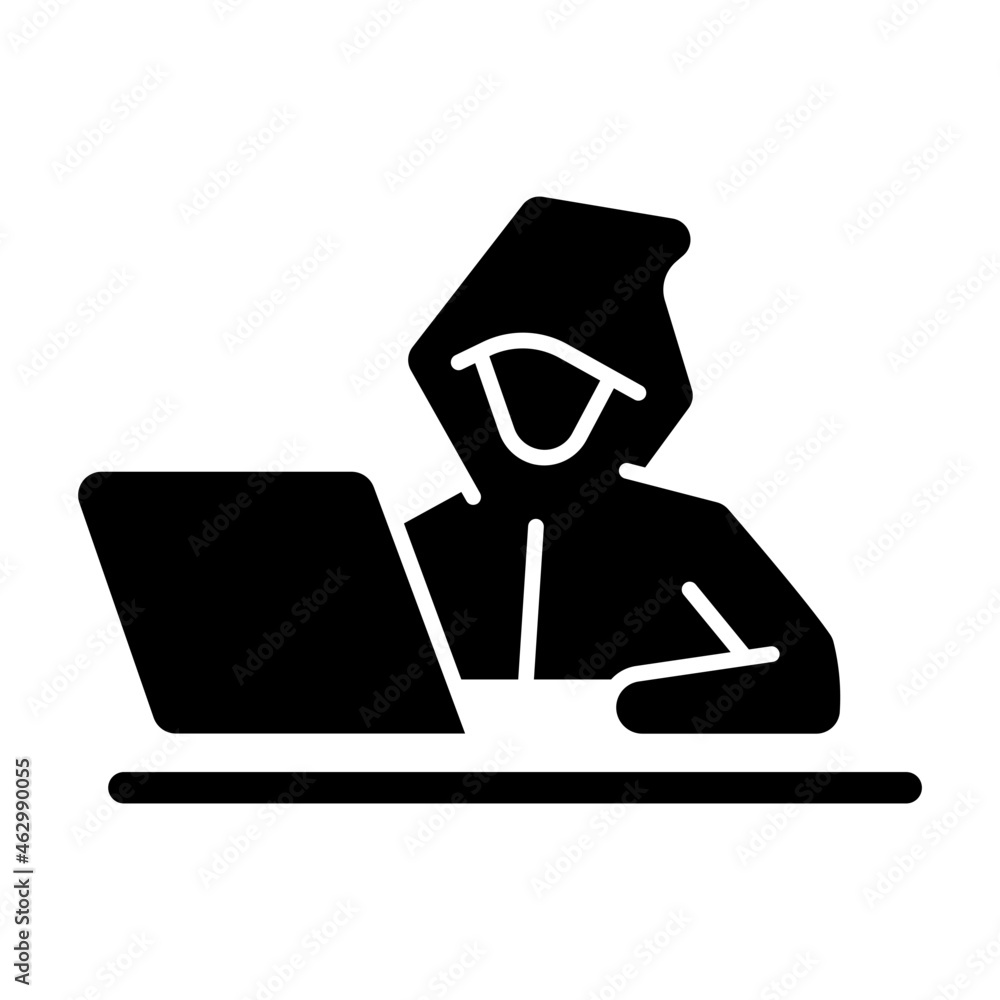 hacker glyph icon hacker glyph icon