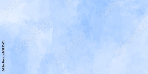 light blue watercolor plain monotonous background with light spots of paint. universal background for any purpose and decor. 