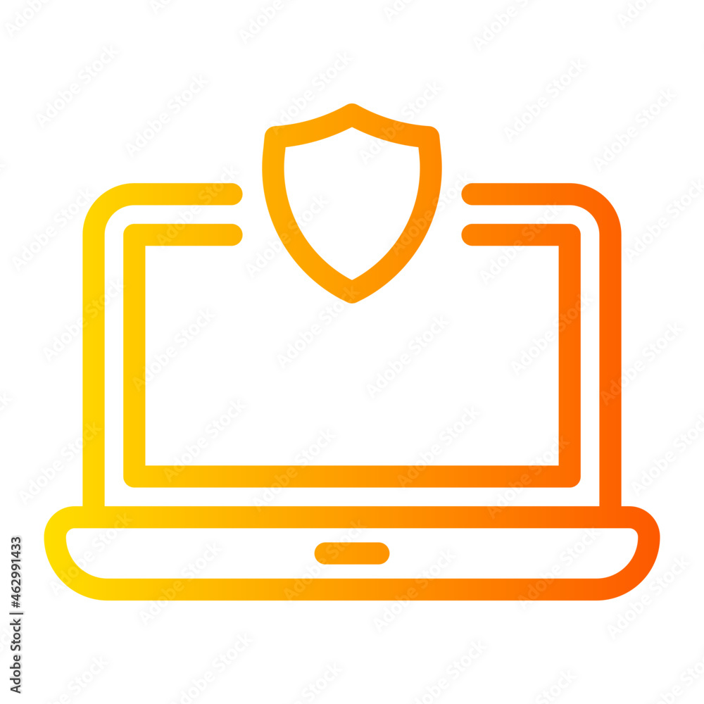 shield gradient icon shield gradient icon