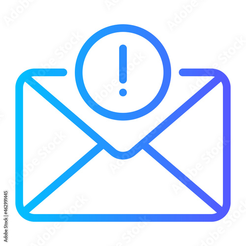spam email gradient icon