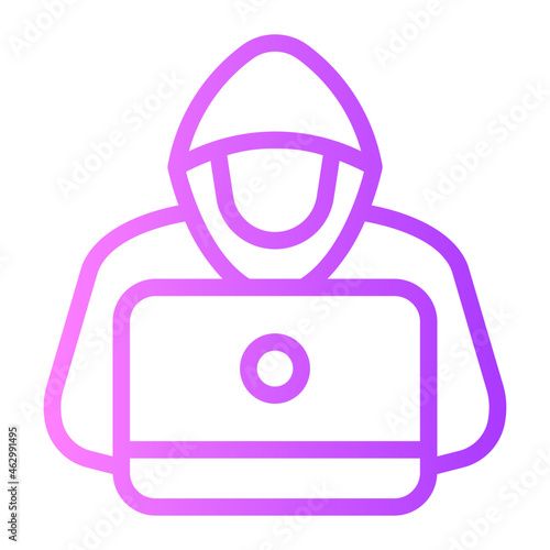 hacker gradient icon