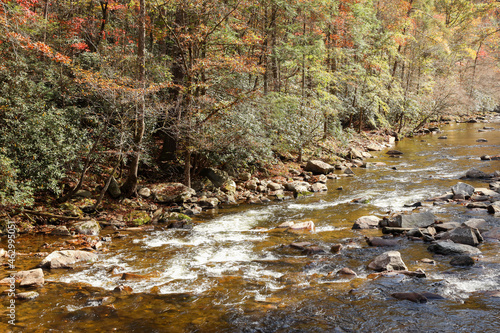 Little River Great Smoky Mountains Tennessee Autumn Colors