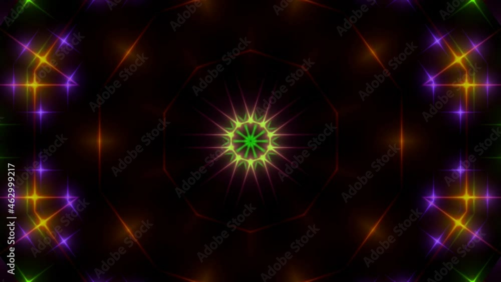 CGI Fractal Kaleidoscope motion background CGI Fractal Kaleidoscope motion background