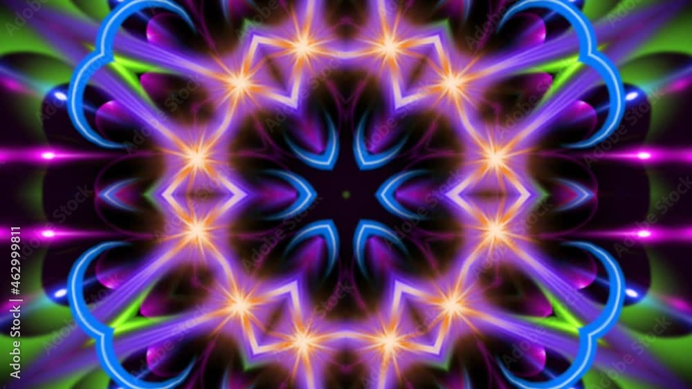 CGI Fractal Kaleidescope motion background CGI Fractal Kaleidescope motion background
