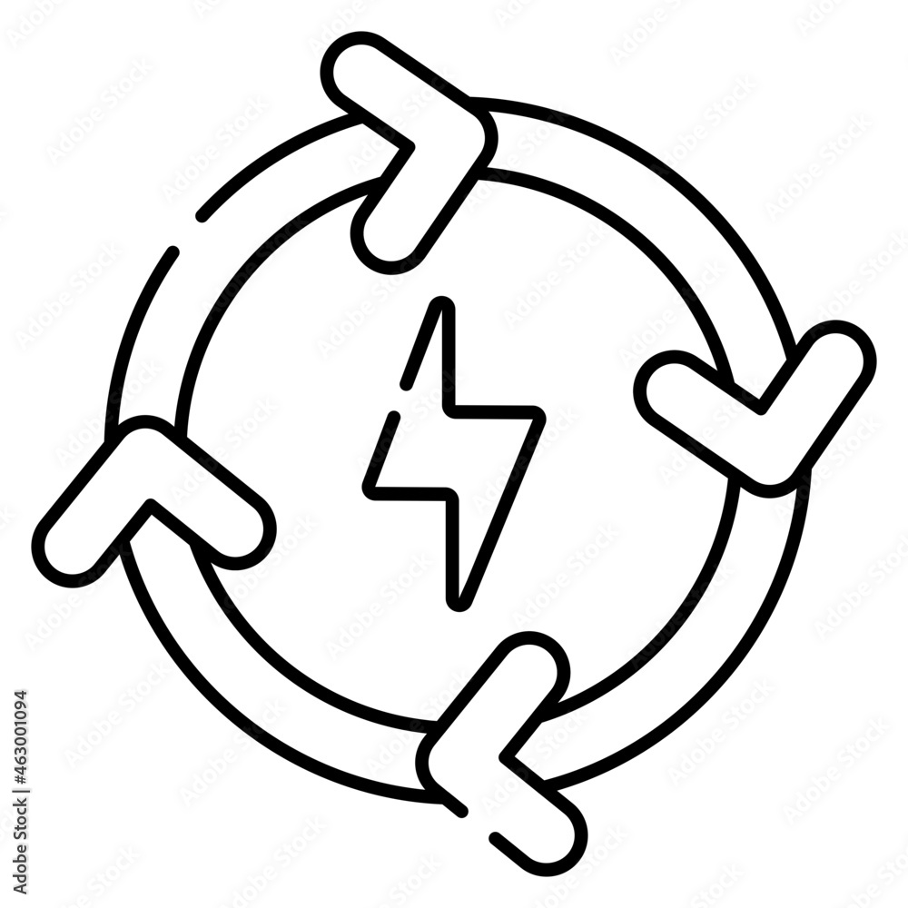 A premium download icon of energy recycling A premium download icon of energy recycling