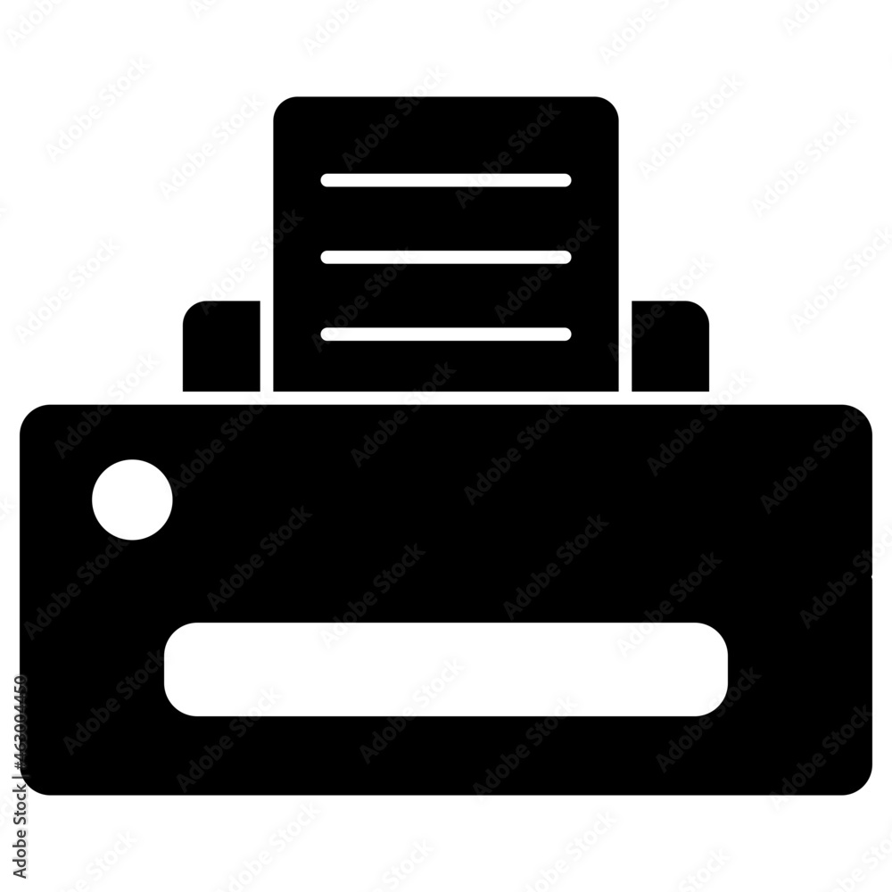 A premium download icon of printer A premium download icon of printer