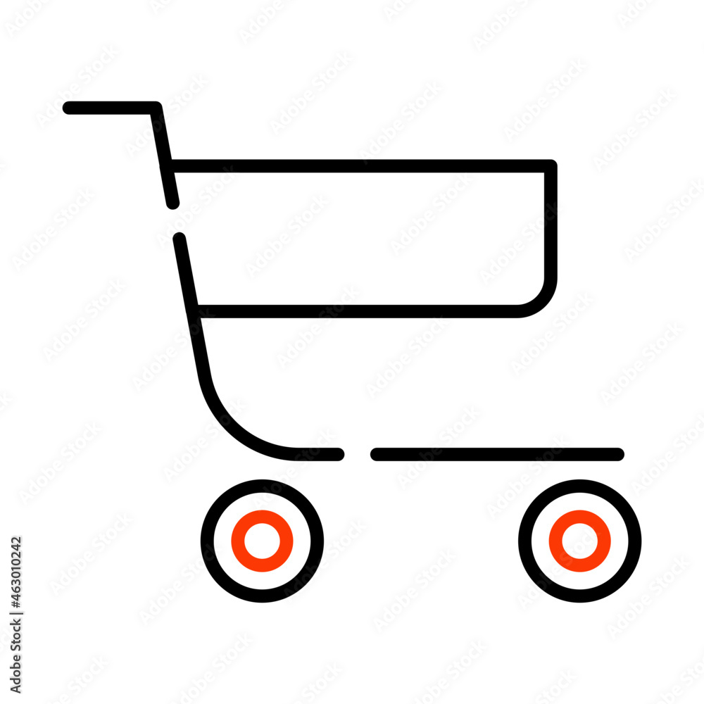 A unique design icon of handcart
A unique design icon of handcart