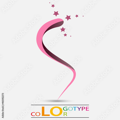 Colorful geometric vector business icon,logo, sign, symbol