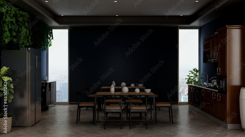 office pantry area 3d render interior design office pantry area 3d render interior design