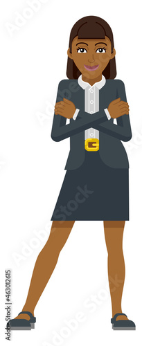 Business Woman Mascot Concept