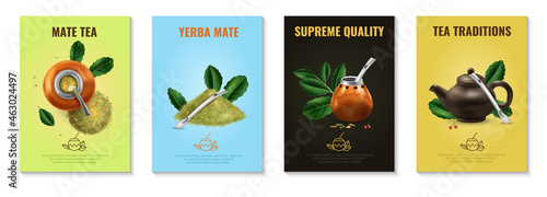 Mate Tea Posters Set