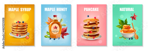 Maple Syrup Posters Set