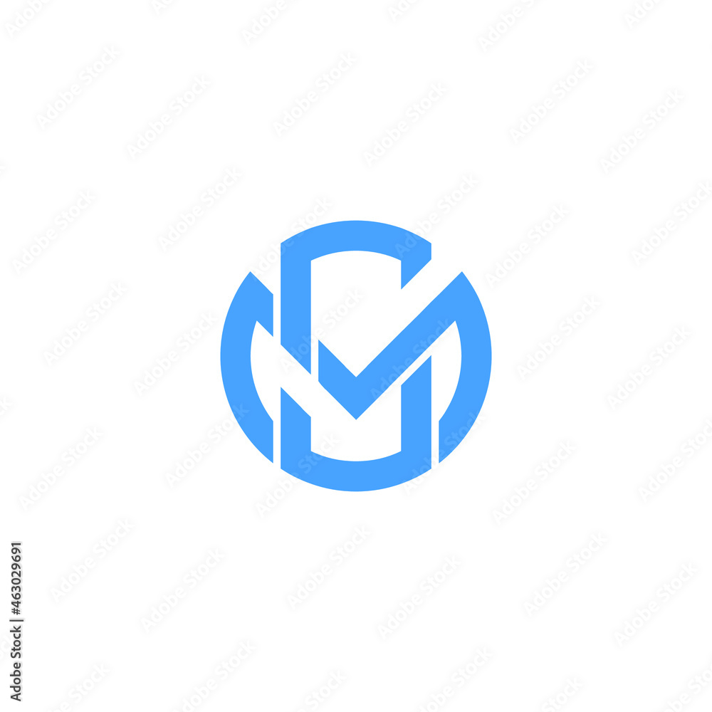 Creative Minimalist Solid Letter SM or MS Iconic Logo Design Using Letters S M Creative Minimalist Solid Letter SM or MS Iconic Logo Design Using Letters S M