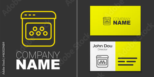 Logotype line Taxi mobile app icon isolated on grey background. Mobile application taxi. Logo design template element. Vector