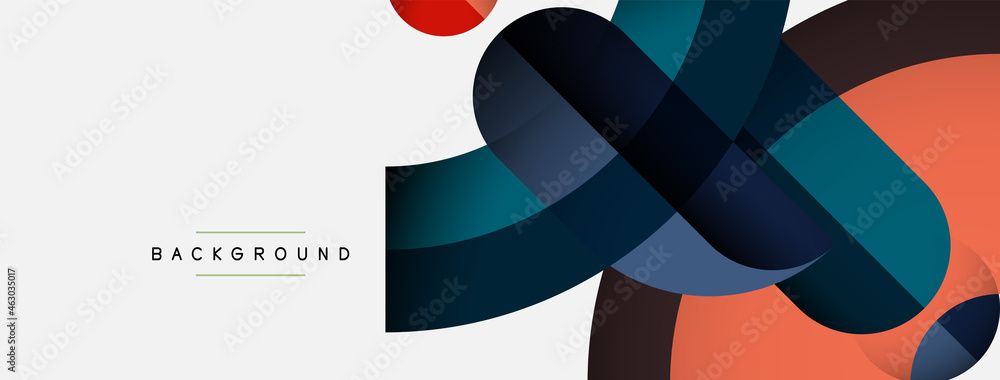 Trendy shapes, color minimal design composition, lines and shadows for wallpaper banner background or landing page Trendy shapes, color minimal design composition, lines and shadows for wallpaper banner background or landing page