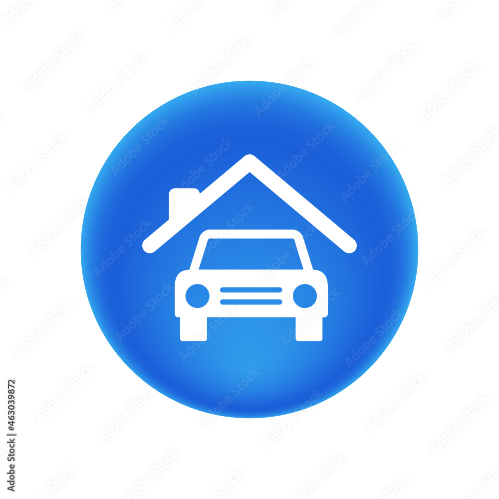 Car Garage - Sticker Car Garage - Sticker