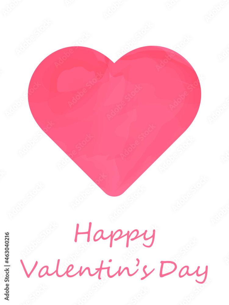 Valentines Day background with heart pattern and typography Happy Valentines Day text. Vector illustration. Wallpaper, cards, flyers, invitations, posters, brochures, banners.