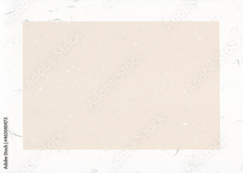Принти на полотні White Japanese paper texture frame background A3