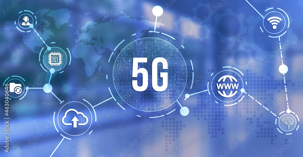 Internet, business, Technology and network concept. The concept of 5G network, high-speed mobile Internet, new generation networks. 3d illustration. Internet, business, Technology and network concept. The concept of 5G network, high-speed mobile Internet, new generation networks. 3d illustration.