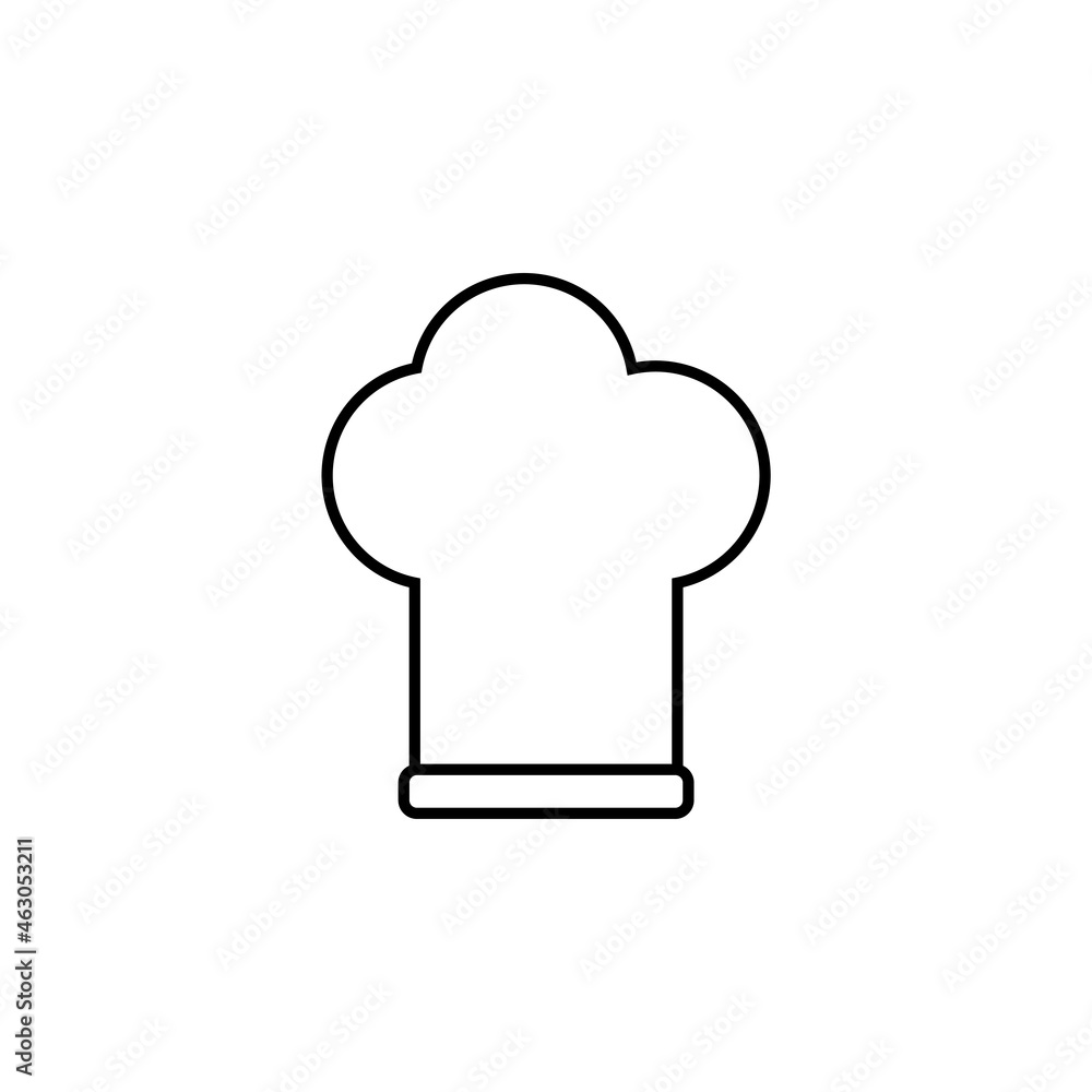 chef hat icon, cook vector, hat illustration chef hat icon, cook vector, hat illustration