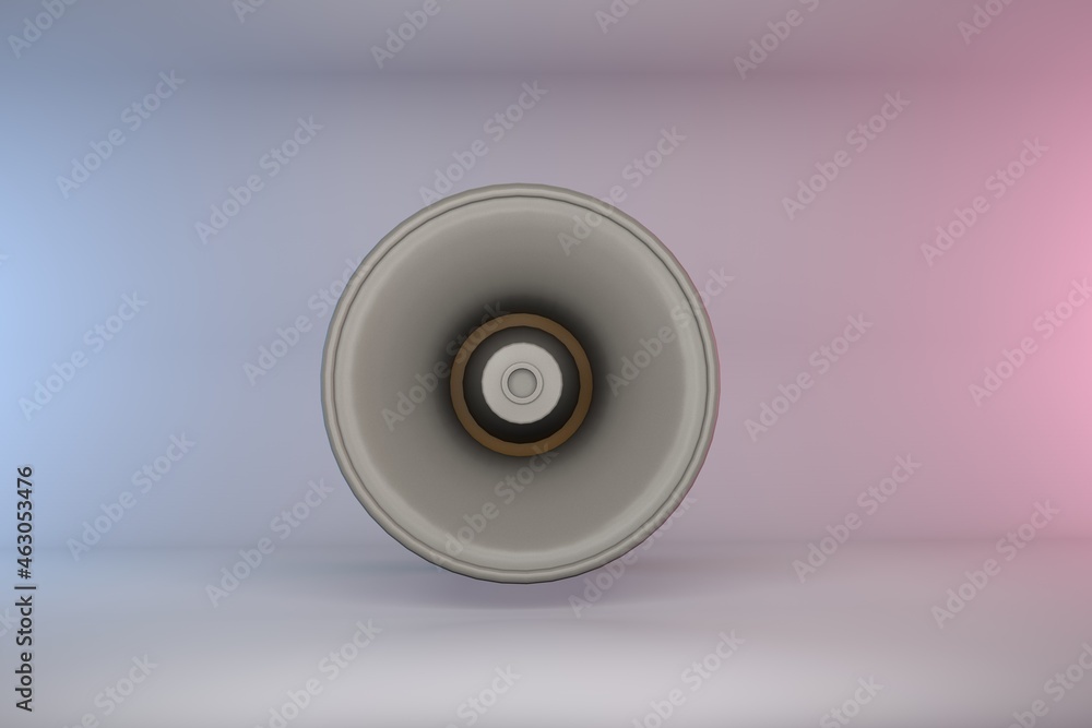 Megaphone 3D Icon Megaphone 3D Icon