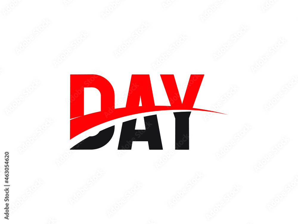Obraz premium DAY Letter Initial Logo Design Vector Illustration